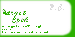 margit czeh business card